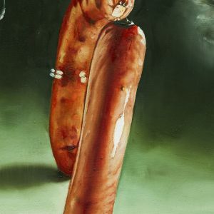 2025 saucisse et son reflet 26x16cm